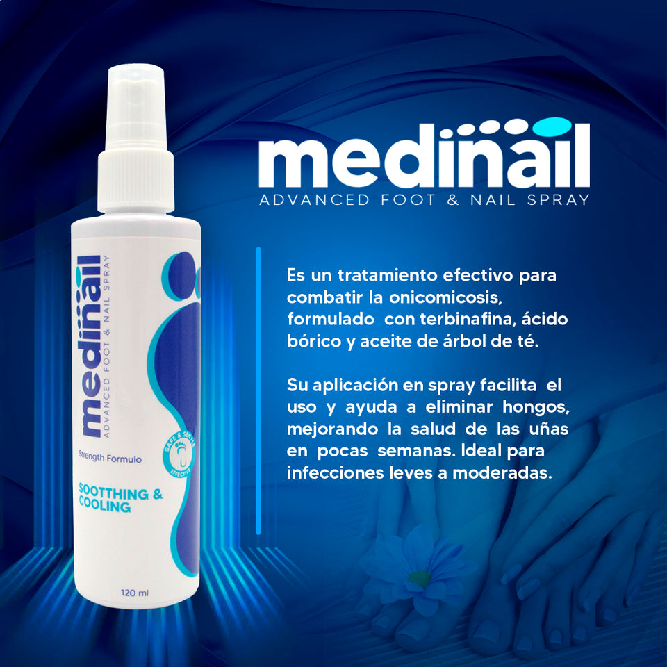 MEDINAIL - SPRAY PARA HOMGOS DE LA PIEL